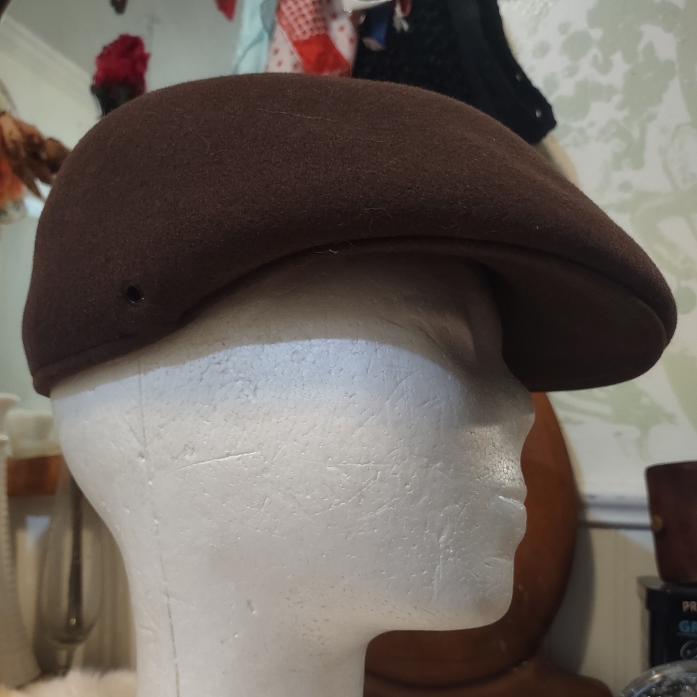 Peaky Blinders Hat Vintage Royal Ascot Brown Wool Flat Cap Cappy Hat Newsboy Hat
